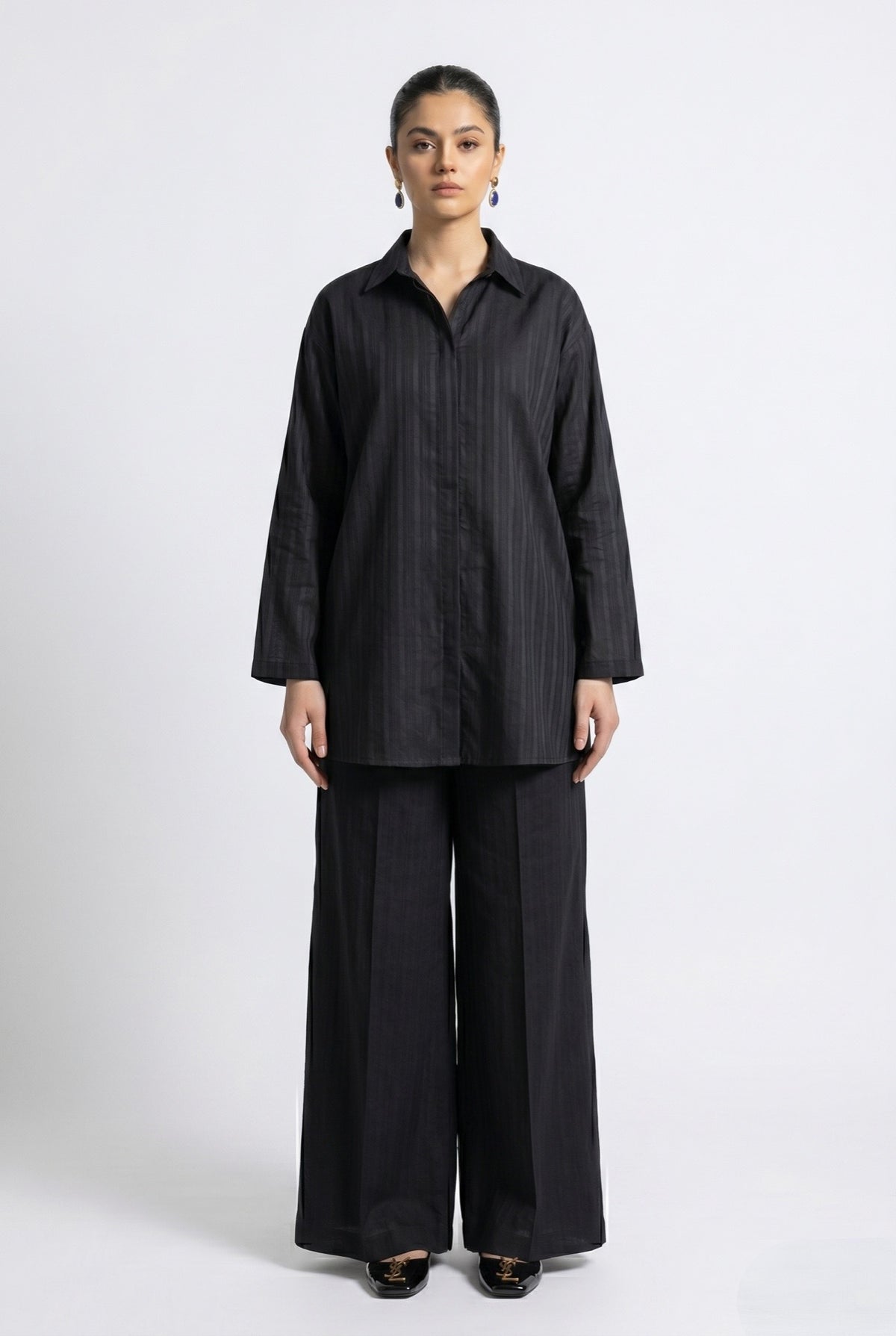 Black Textured Cood Set