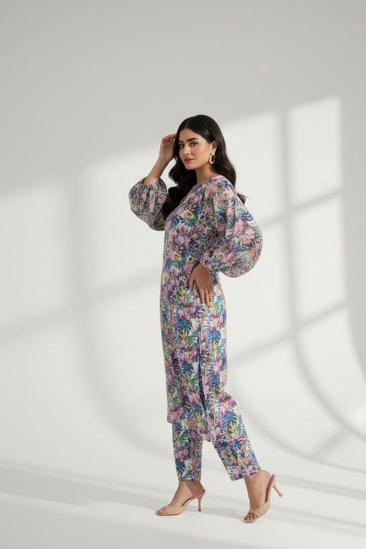Printed Lawn Coord Set