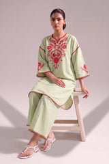 Pistachio Serne Lawn Cotton Set