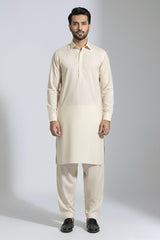 Men’s Wash n Wear Shalwar Kameez – Cream