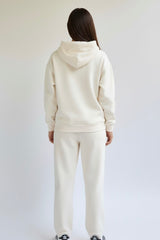 Cozy Fleece Hoodie Ivory