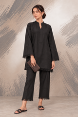 The Fringed Set - Black