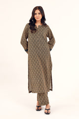 Slub Khaddar Print 2 PC