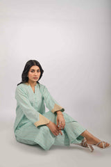 Dobby Lawn Sky Blue 2PC