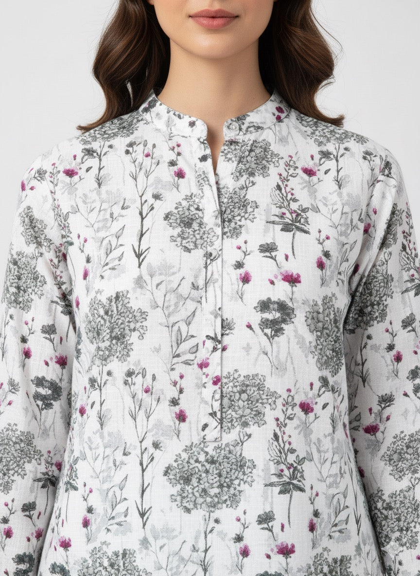 Slub Khaddar Print Set