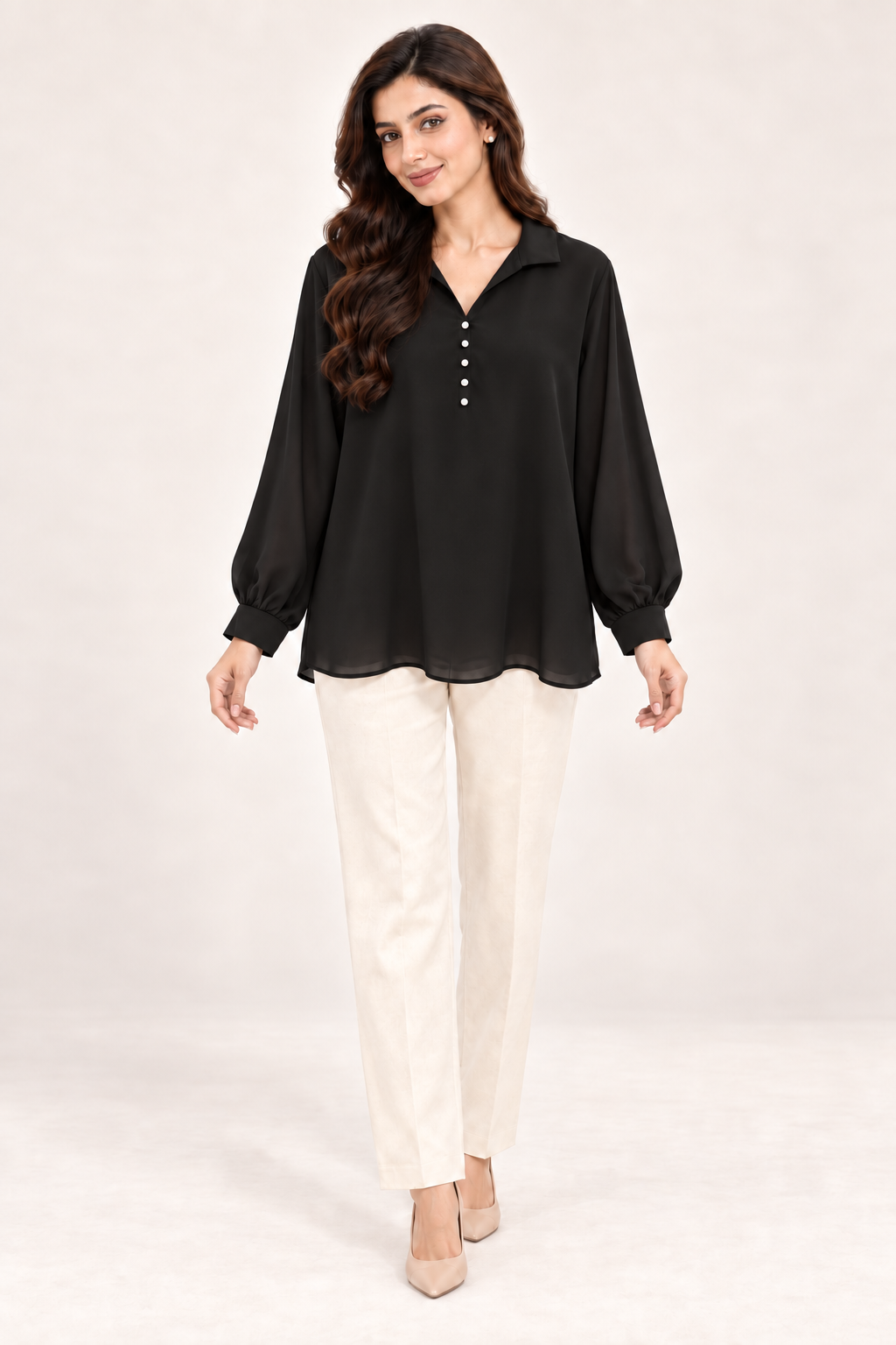 Pearl Top Black