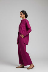 Magenta Dobby Cotton Set