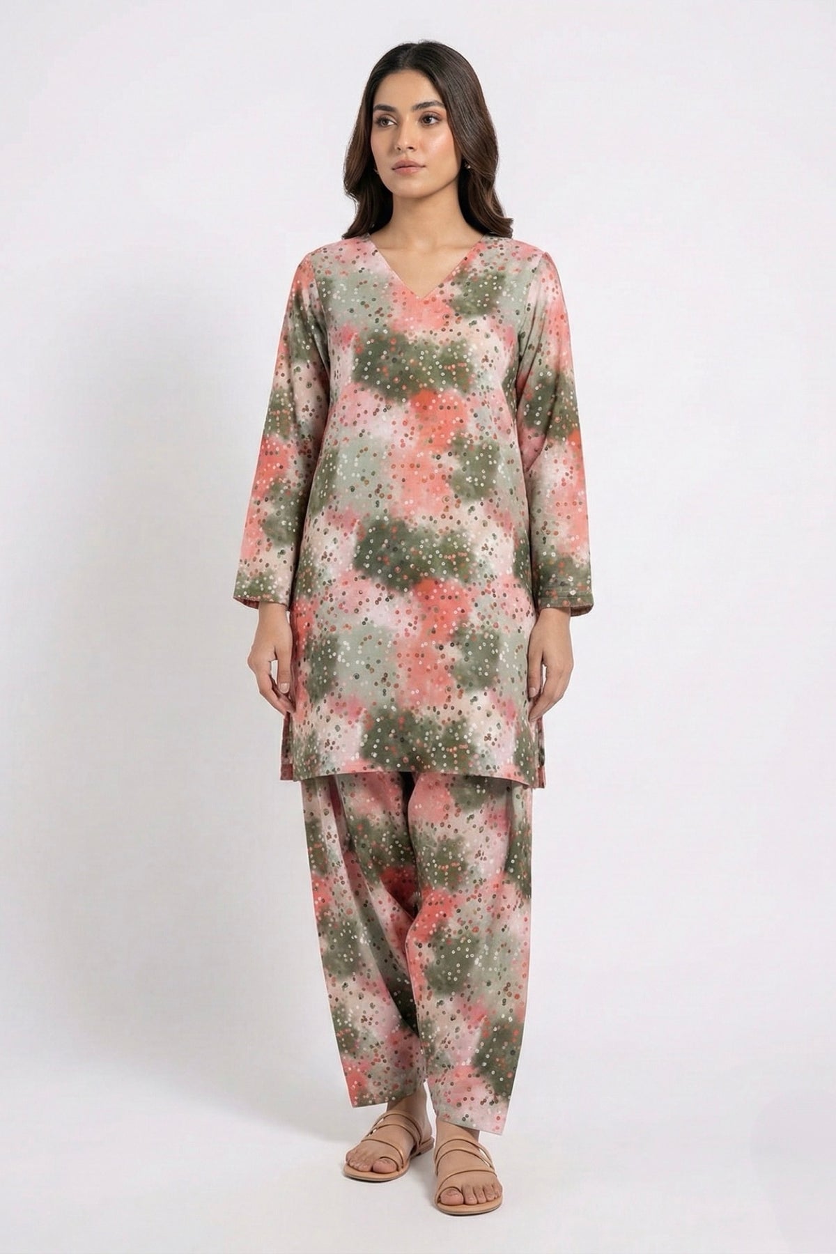 Printed Lawn Coord Set