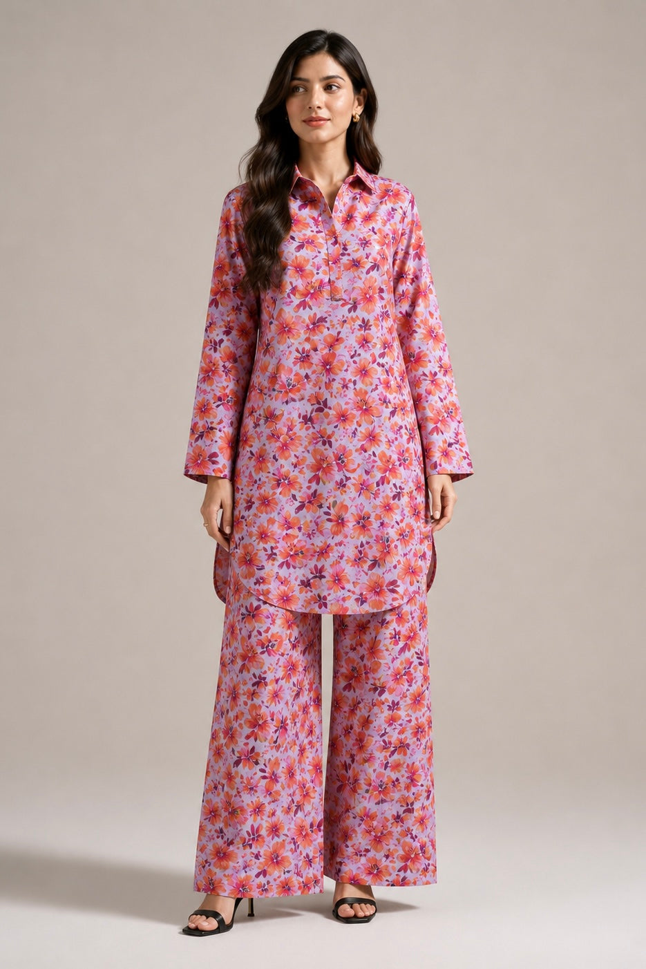 Printed Lawn Coord Set