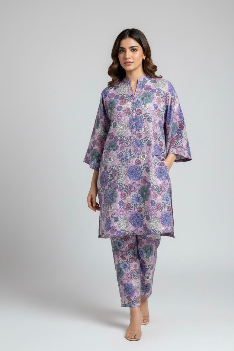 Printed Lawn Coord Set