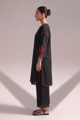Black Serne Lawn Cotton Set