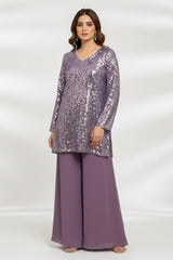 Lilac Sequin Set