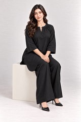 Muse Poplin Co-ord - Black