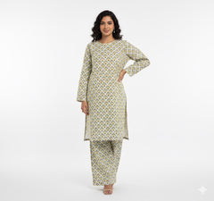 Slub Khaddar Print 2 PC