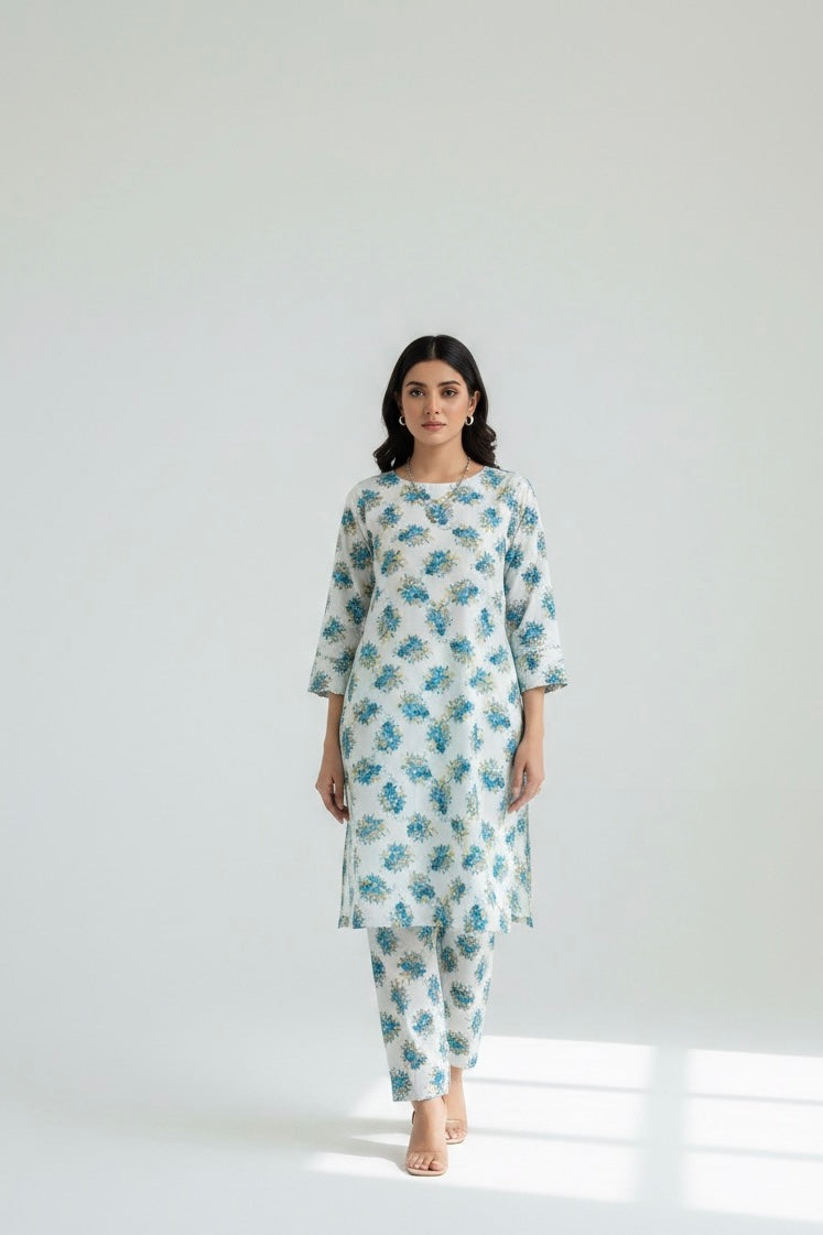 Printed Lawn Coord Set