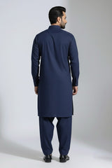Men’s Wash n Wear Shalwar Kameez – Classic Navy