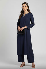 Deep Navy Pearl Viscose Set