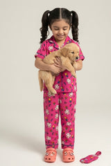 Pink Paws Pajama Set