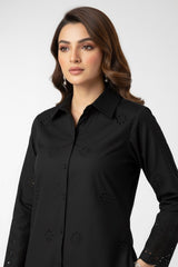 Black Cambric Embroidered Set