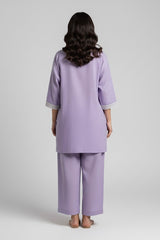 Lilac Cotton Relaxed Coord Set