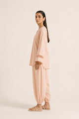 Peach Breeze Coord Set