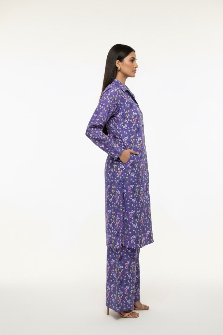 Slub Khaddar Print Set
