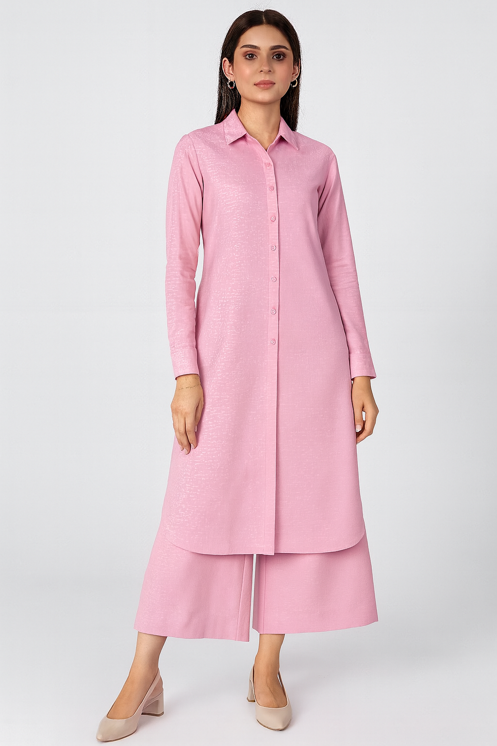 Dobby Cambric Pink 2PC