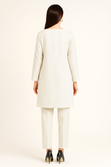 Silk Karandi 2PC Off White