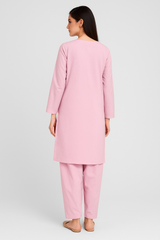 Cambric Shalwar Kameez Soft Pink