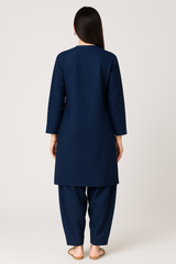 Cambric Shalwar Kameez Zinc