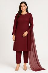 Karandi Burgundy 3PC