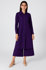 Dobby Cambric Purple 2PC