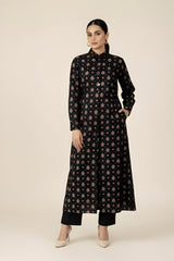 Black Paisley Winter Cotton 2PC