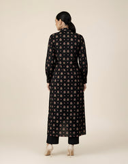 Black Paisley Winter Cotton 2PC