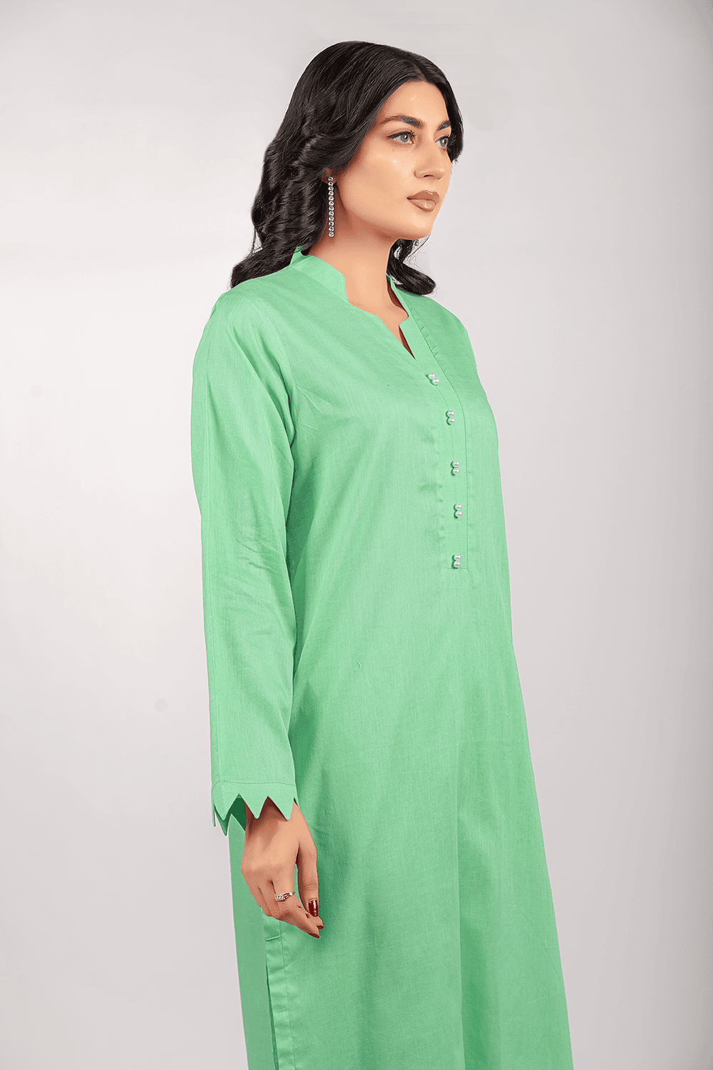 Pistachio Lawn Cotton Solid 2PC