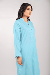 Sky Blue Lawn Cotton Solid 2P