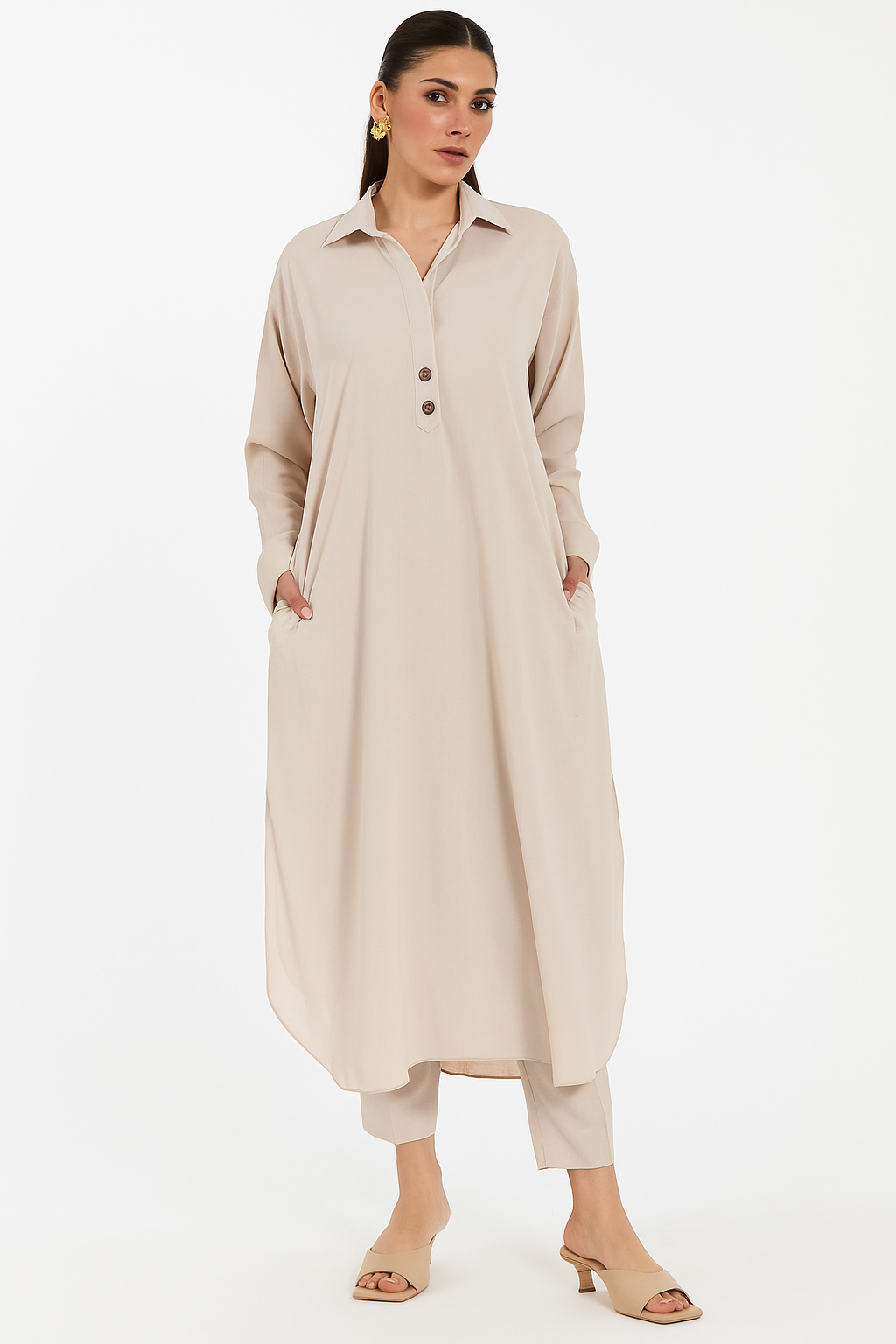 Skin Georgette Coord Set