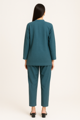 Teal Zinc Cotton Coord Set