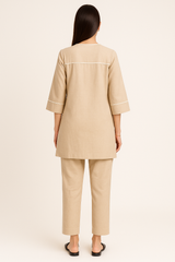 Beige Coord Set