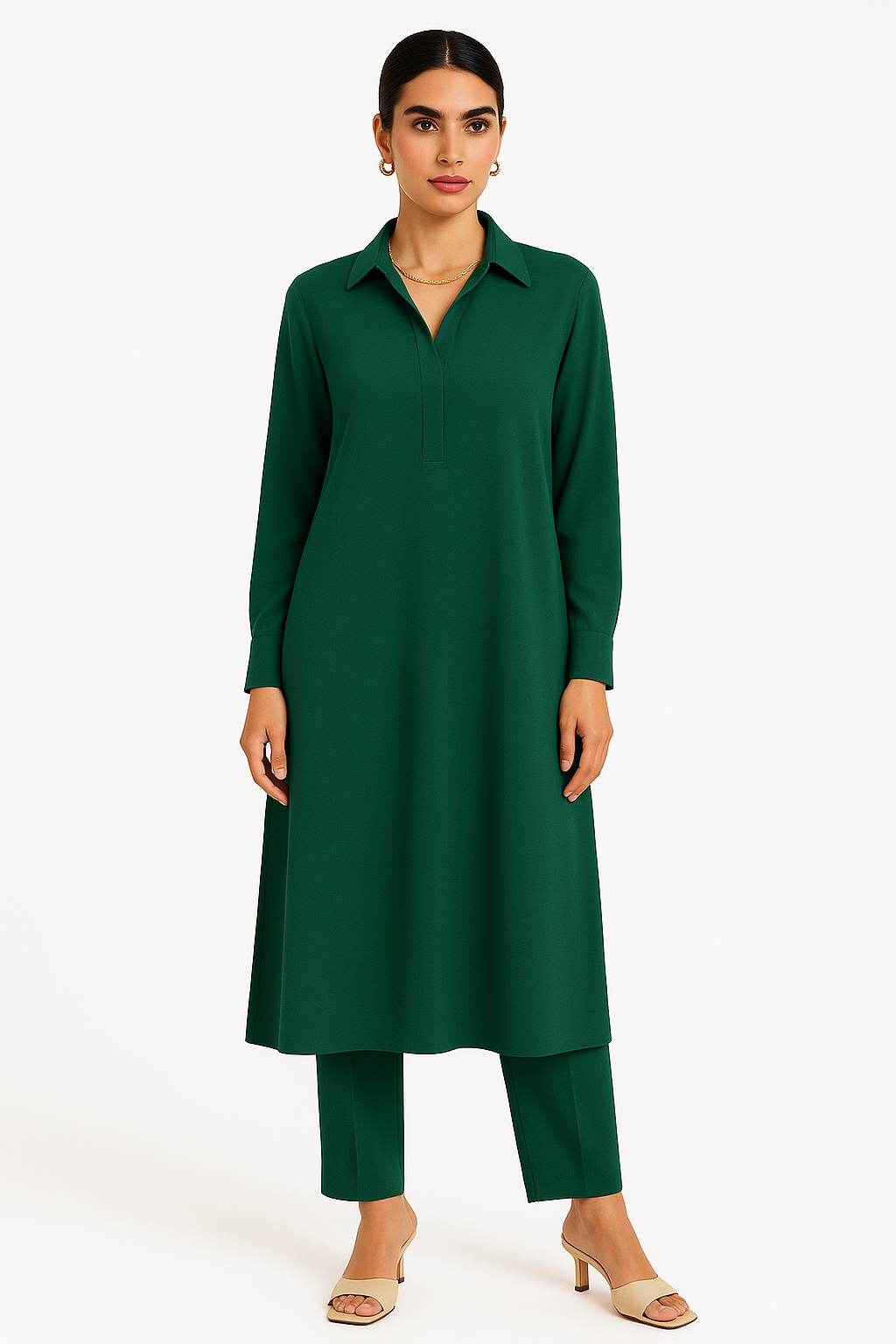 Emerald Georgette COORD Set