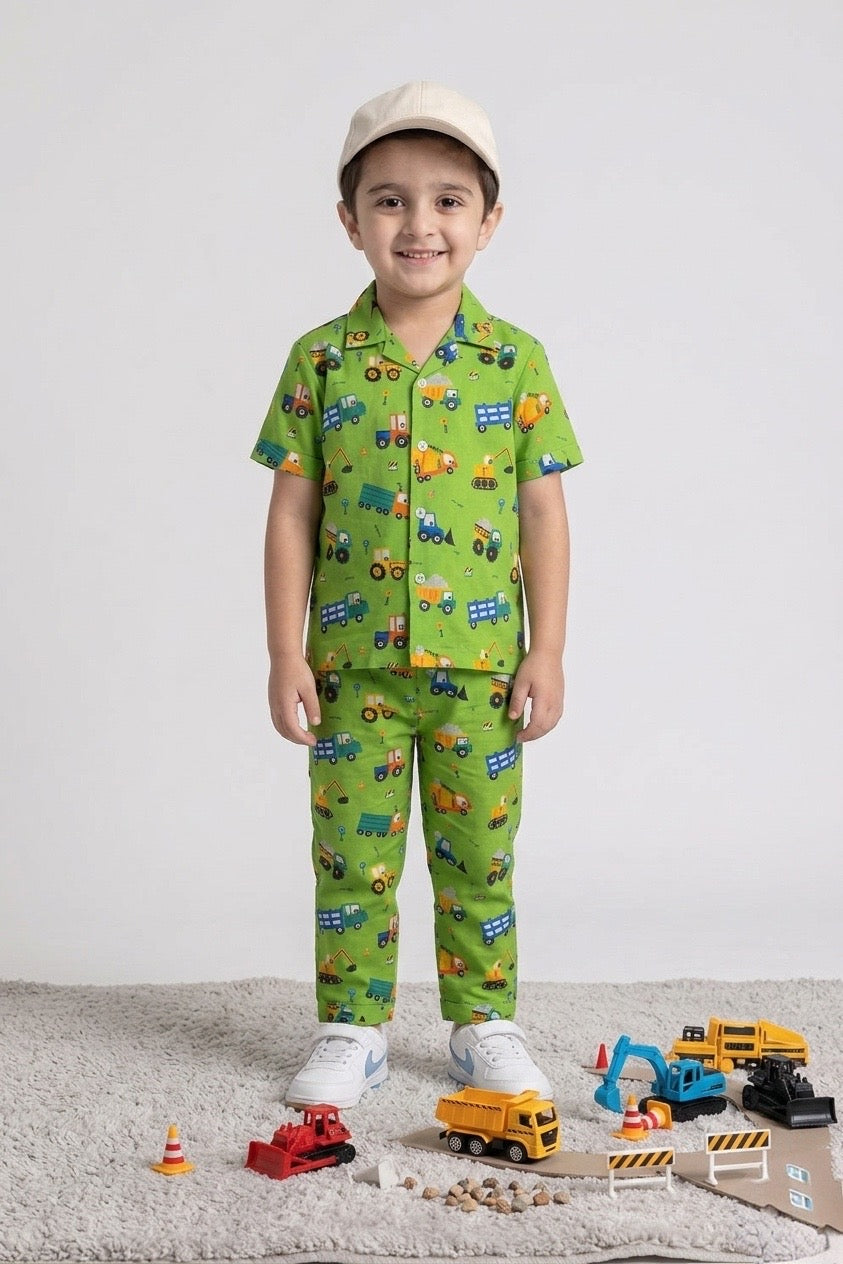 Construction Crew Kids Night Suit