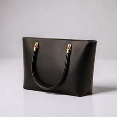 Black Minimal Tote Bag
