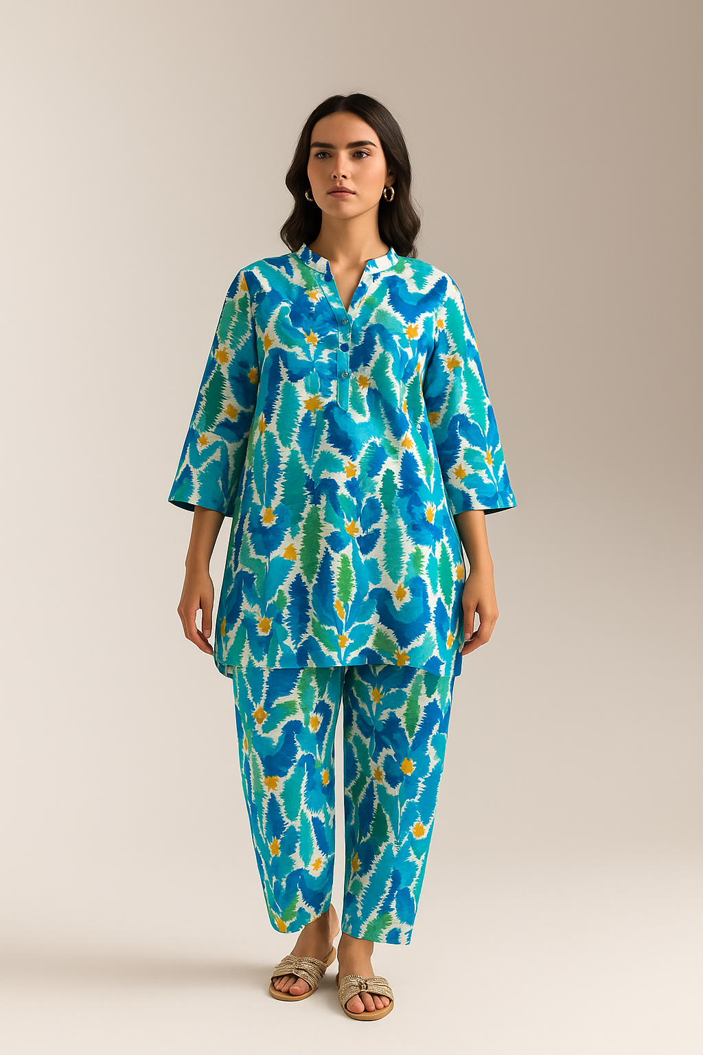 Ikat Cambric Set
