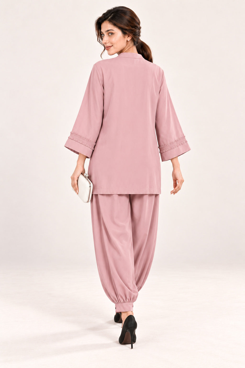 Poise Co-ord Set – Blush Pink - Back view