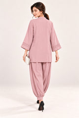 Poise Co-ord Set – Blush Pink - Back view