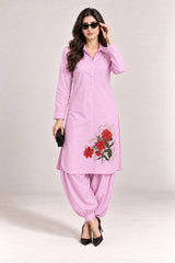 Fleur Poplin Co-ord Set – Lilac Pink - Sunglasses Mood