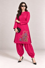 Fleur Poplin Co-ord Set – Fuchsia - Sunglasses Mood