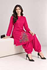 Fleur Poplin Co-ord Set – Fuchsia - Extra Mood