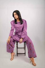 Lawn Embroidery Farshi 2PC