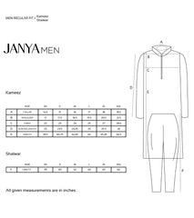 Men’s Wash n Wear Shalwar Kameez – Cream